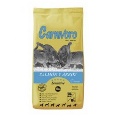 Pienso Carnivoro sensisitive salmón y arroz 15 kg