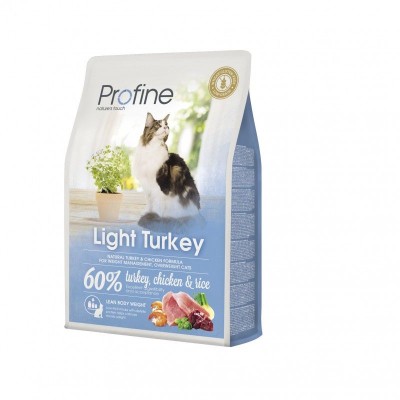 Pienso Profine gato light 10 kg - pavo. pollo y arroz