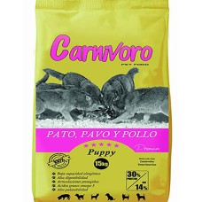 Pienso Carnivoro puppy pato, pavo y pollo 15 kg